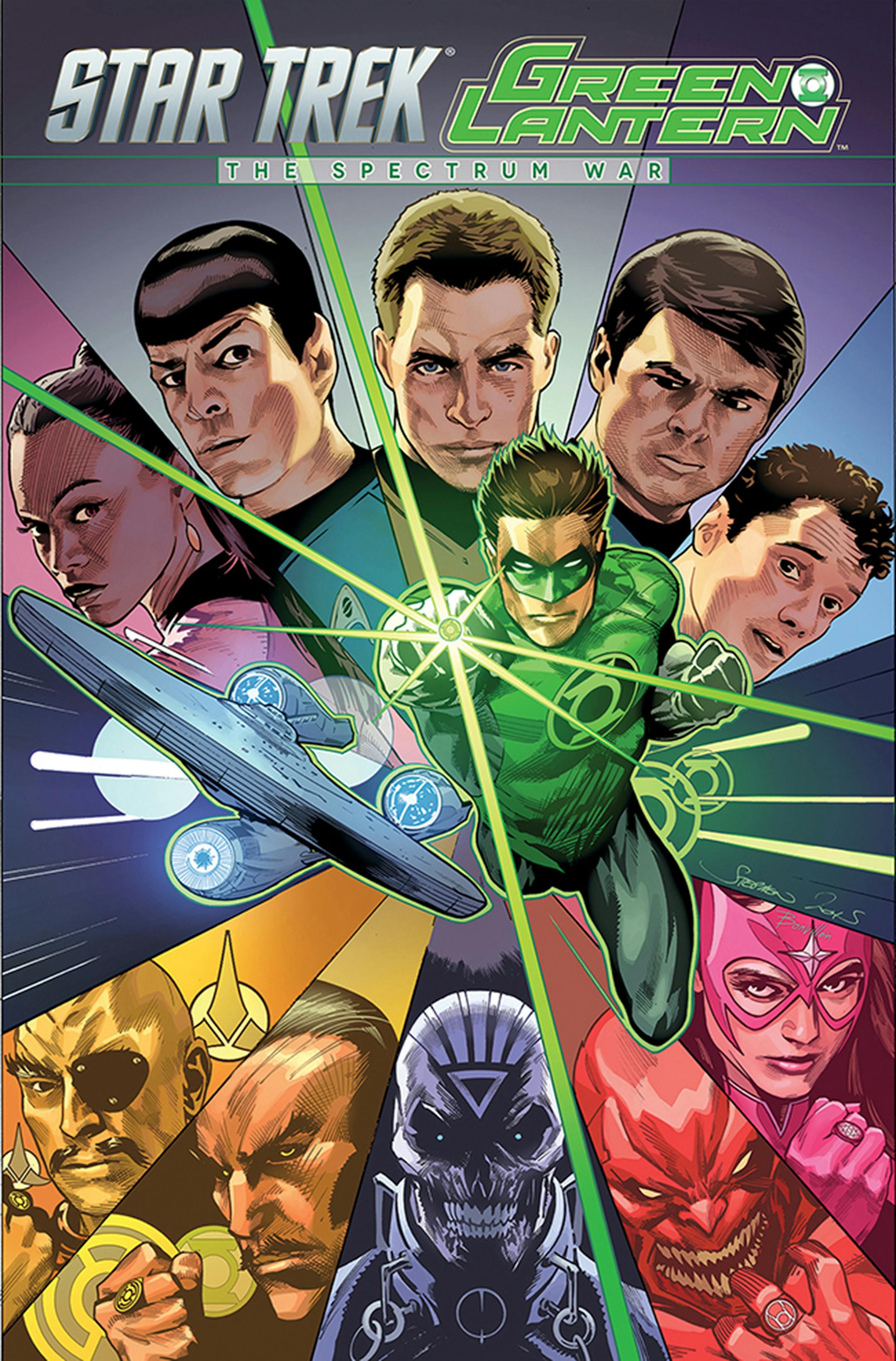 Star Trek has crossed over with DC's Green Lantern. It has also crossed over with Marvel's X-Men and DC's Legion of Super-Heroes.. (Photo courtesy IDW Publishing/TNS) ORG XMIT: 1187263