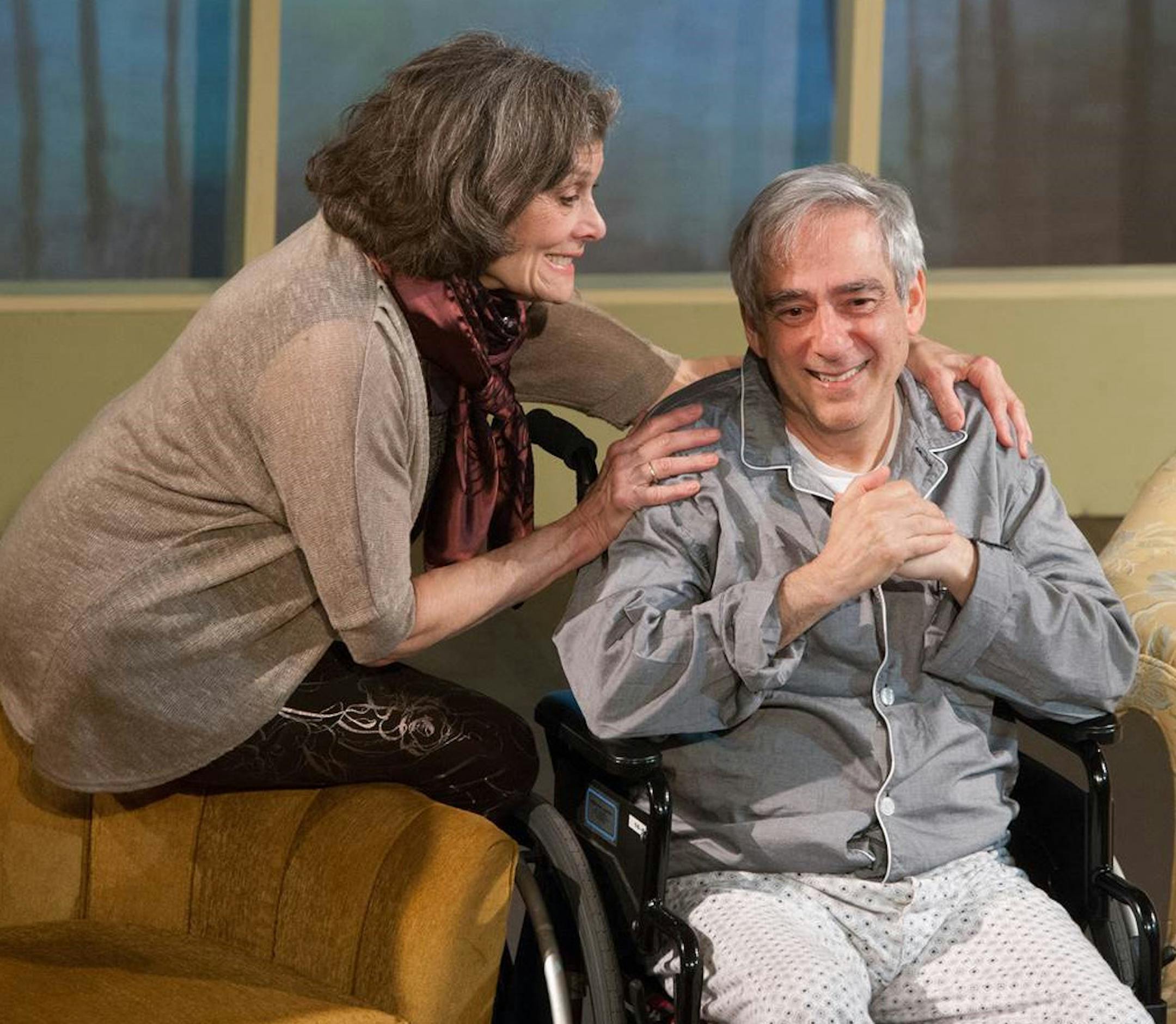 Lil (Nancy Marvy) and Lenny (Robert Dorfman) are husband and wife in We are the Levinsons.
credit: Sarah Whiting