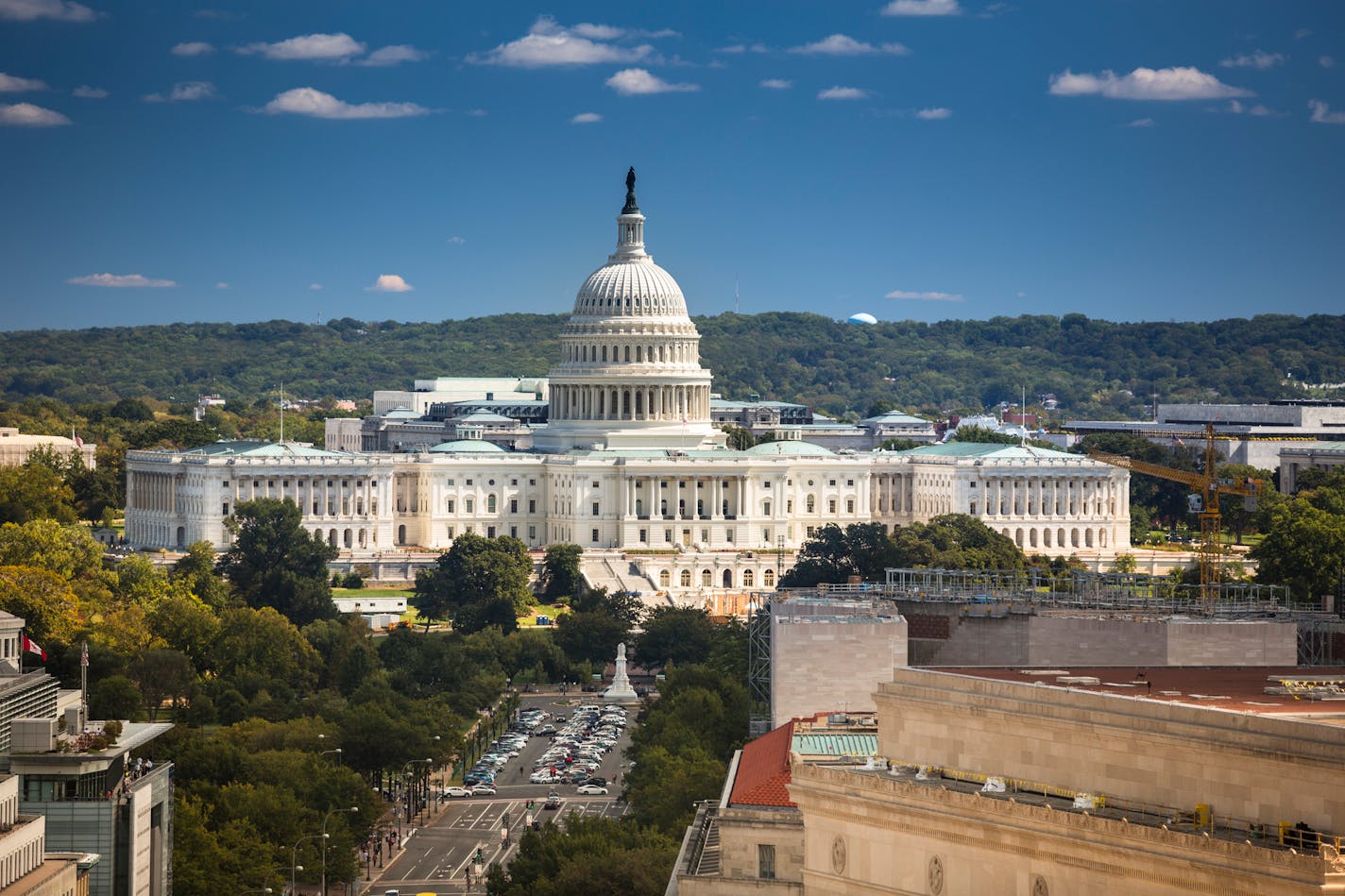 The U.S. Capitol.