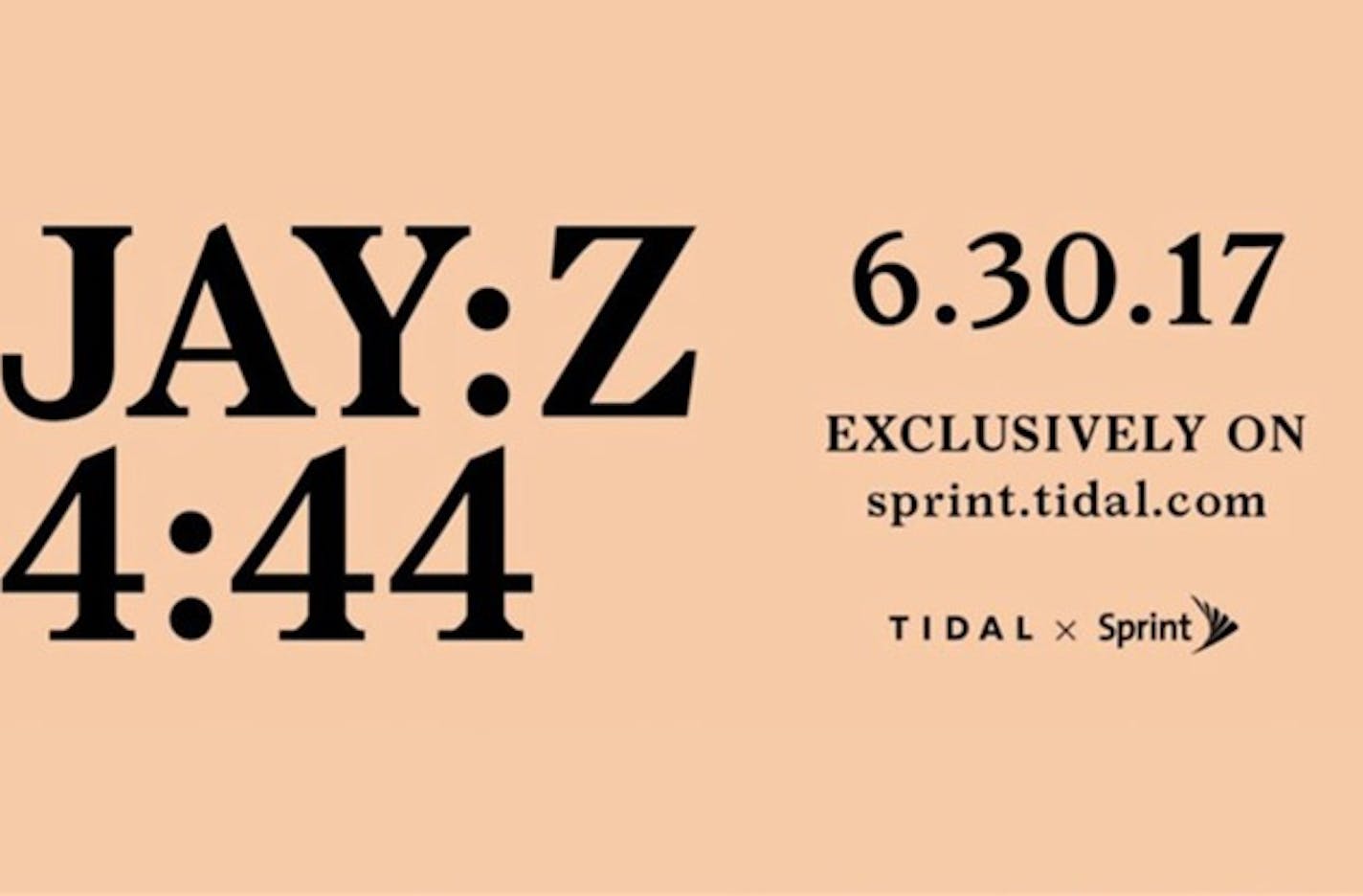 Jay-Z's "4:44" is currently only available through Tidal and Sprint.