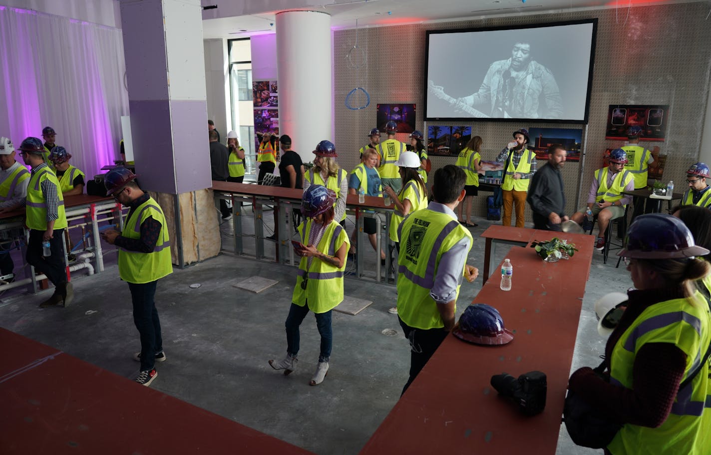 The VIP Lounge during the first look at the Fillmore Minneapolis, the new Live Nation-owned concert venue near Target Field modeled after San Francisco's legendary Fillmore and similarly franchised offshoots in about 10 other cities.