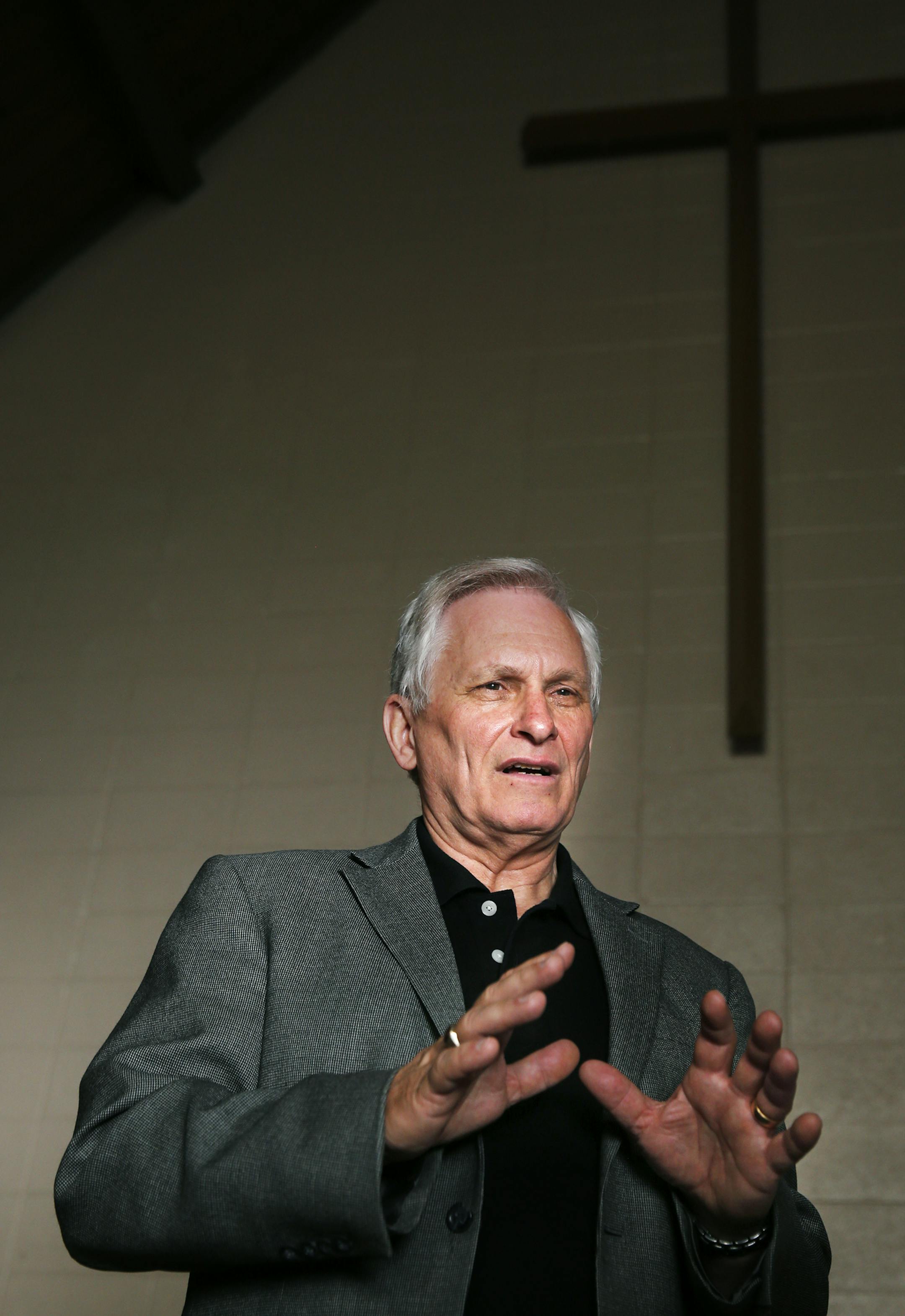 Dave Glesne, a Lutheran minister, is praying that everything will fall into place this September, when the Virtues Campus makes its debut in the Twin Cities. Glesne, the president of Virtues, wants to reshape the college experience by holding classes in neighborhood churches. .] Richard Tsong-Taatarii/rtsong-taatarii@startribune.com