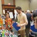 Justice Page students Oliver Gels, left, and Ryan Rowell presented their Maui cityscape to judges in Washington, D.C.