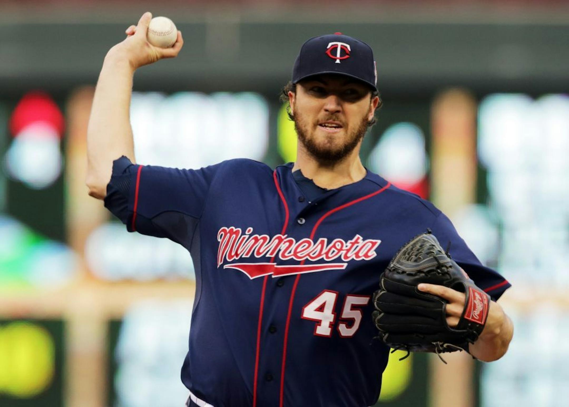 Twins starter Phil Hughes threw six innings of one-run ball against the Padres on Tuesday.