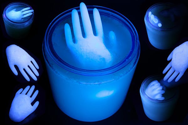Glow hand punch, from chow.com