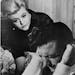 Angela Lansbury (at left) and Laurence Harvey (right) star in the 1962 movie THE MANCHURIAN CANDIDATE. File photo. ORG XMIT: MIN2013071608303618
