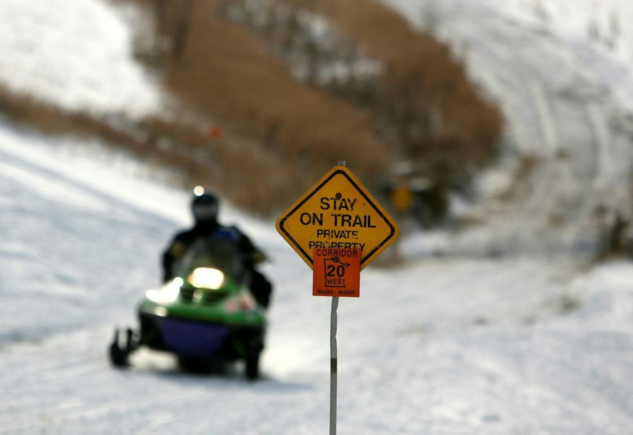 An early abundance of snow around the state has greatly increased snowmobiling, but the spree has increased safety risks and created trespassing, speeding and noise problems, DNR Enforcement Chief Rodmen Smith said this week.