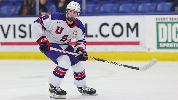 Logan Cooley is the No. 2-ranked North American skater by  NHL Central Scouting.