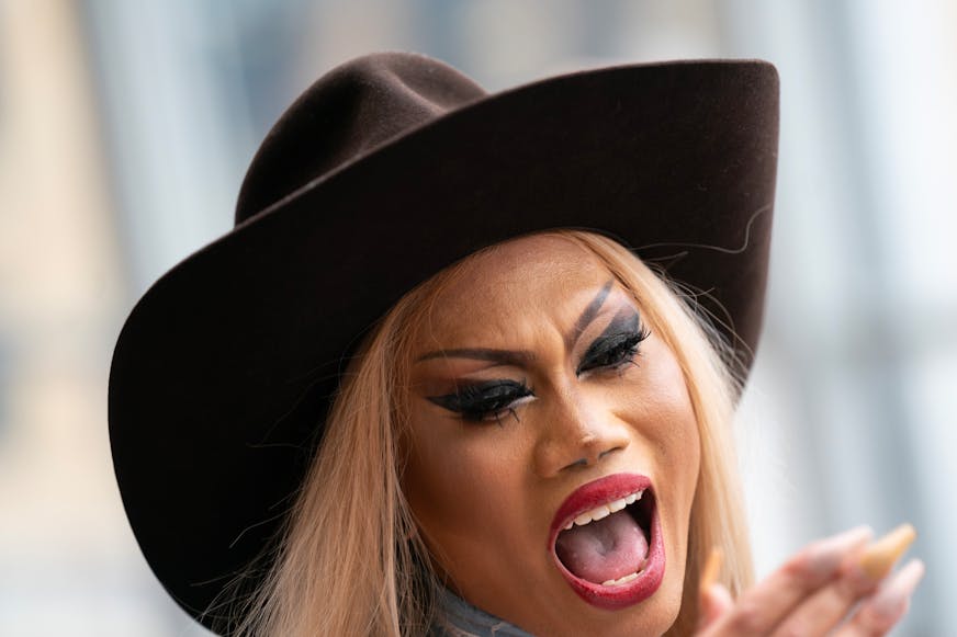Julia Starr performs during a Shania Twain + Country drag brunch.