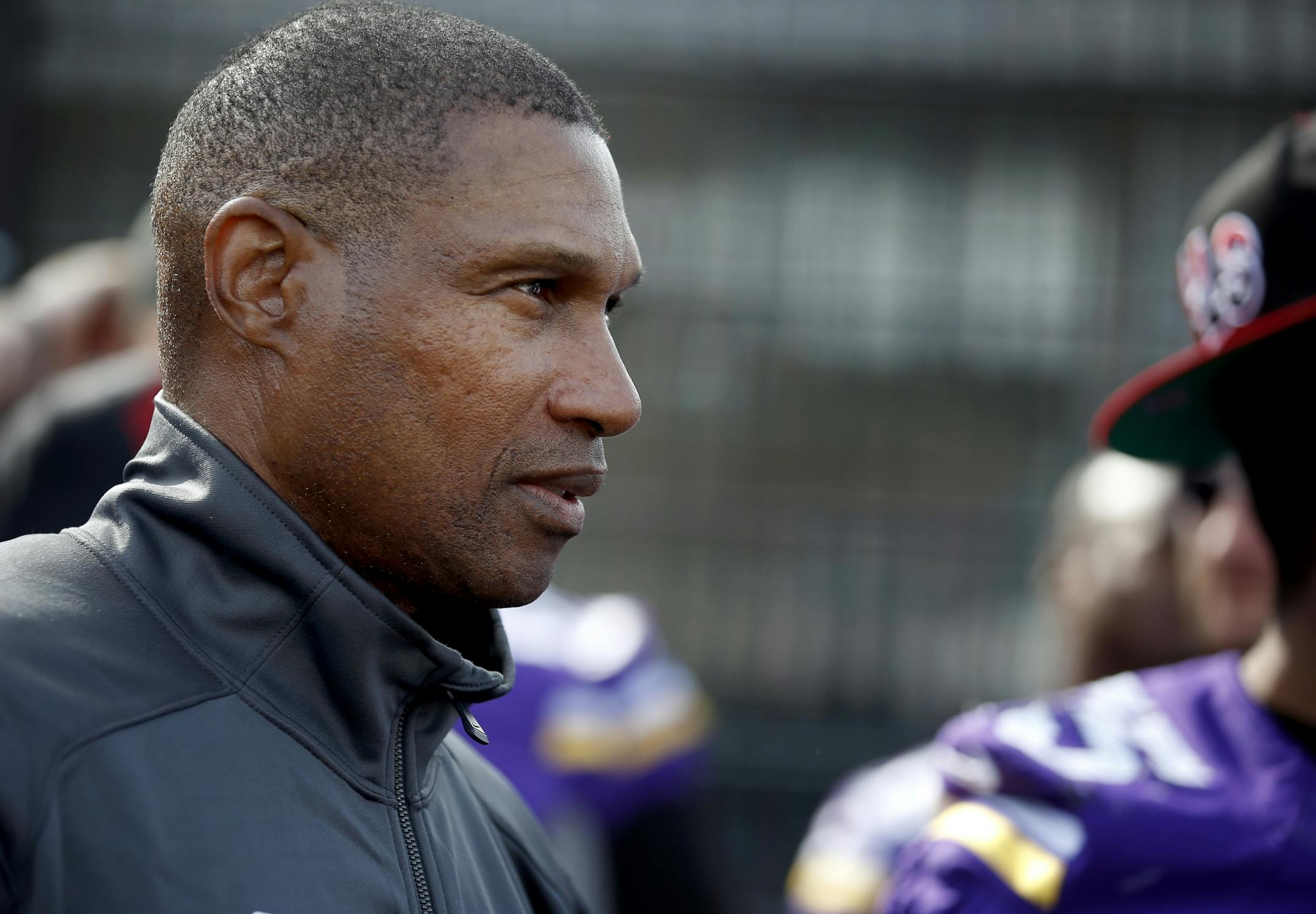 Minnesota Vikings head coach Leslie Frazier