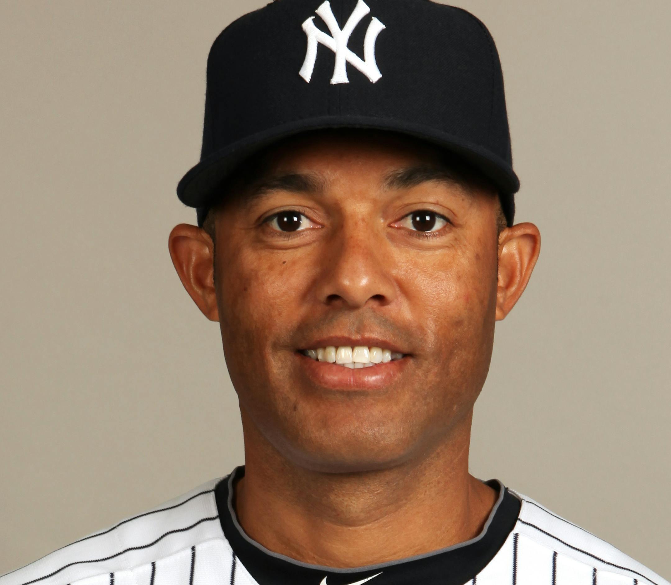 TAMPA, FL - FEBRUARY 27: Mariano Rivera (42) of the New York Yankees poses during Photo Day on Monday, February 27, 2012 at George M. Steinbrenner Field in Tampa, Florida. (Photo by Robert Rogers/MLB Photos via Getty Images) *** Local Caption *** Mariano Rivera ORG XMIT: 137077099