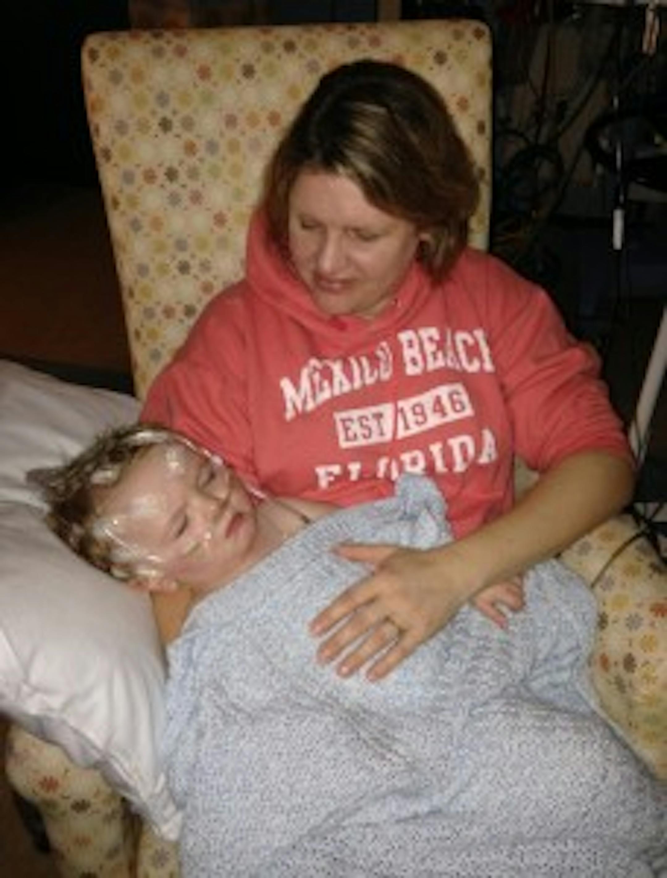 Jack had seven seizures the morning of his surgery.
