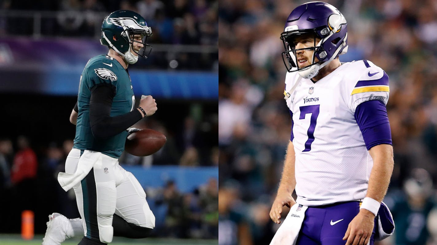 Nick Foles and Case Keenum stepped in after injuries to lead their teams in 2017.