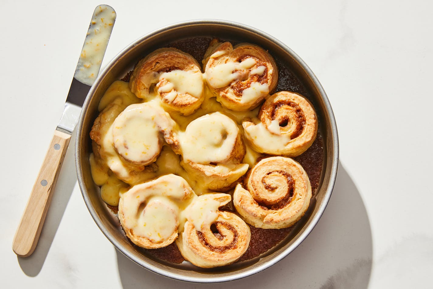 Orange rolls in New York, Feb. 7, 2023. Whether or not you have nostalgia for these breakfast treats, you'll want to bake these homemade ones from Genevieve Ko. Food styled by Rebecca Jurkevich. (Linda Xiao/The New York Times)