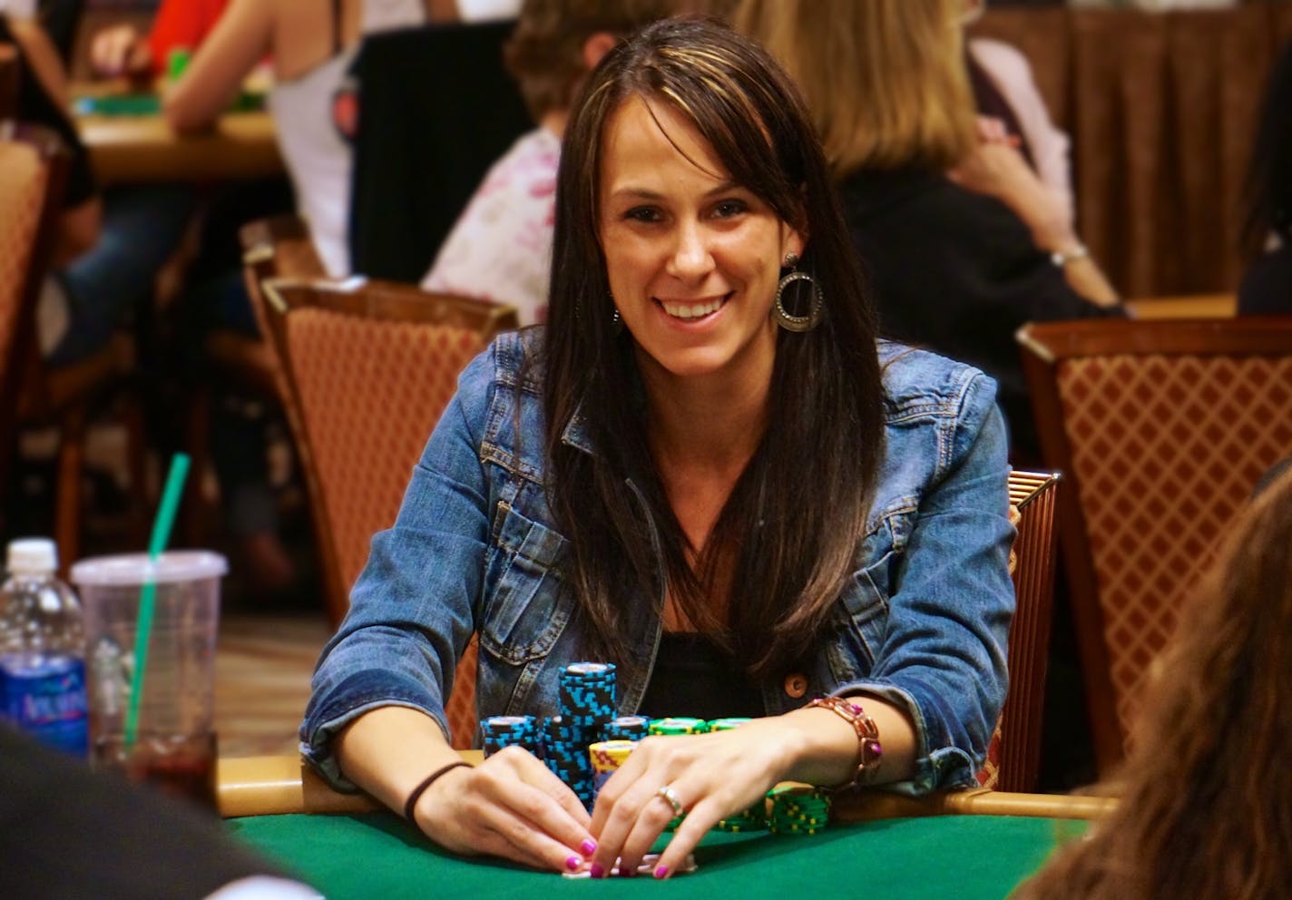 Professional poker player Danielle Andersen moved from Minnesota to Las Vegas a few years ago.