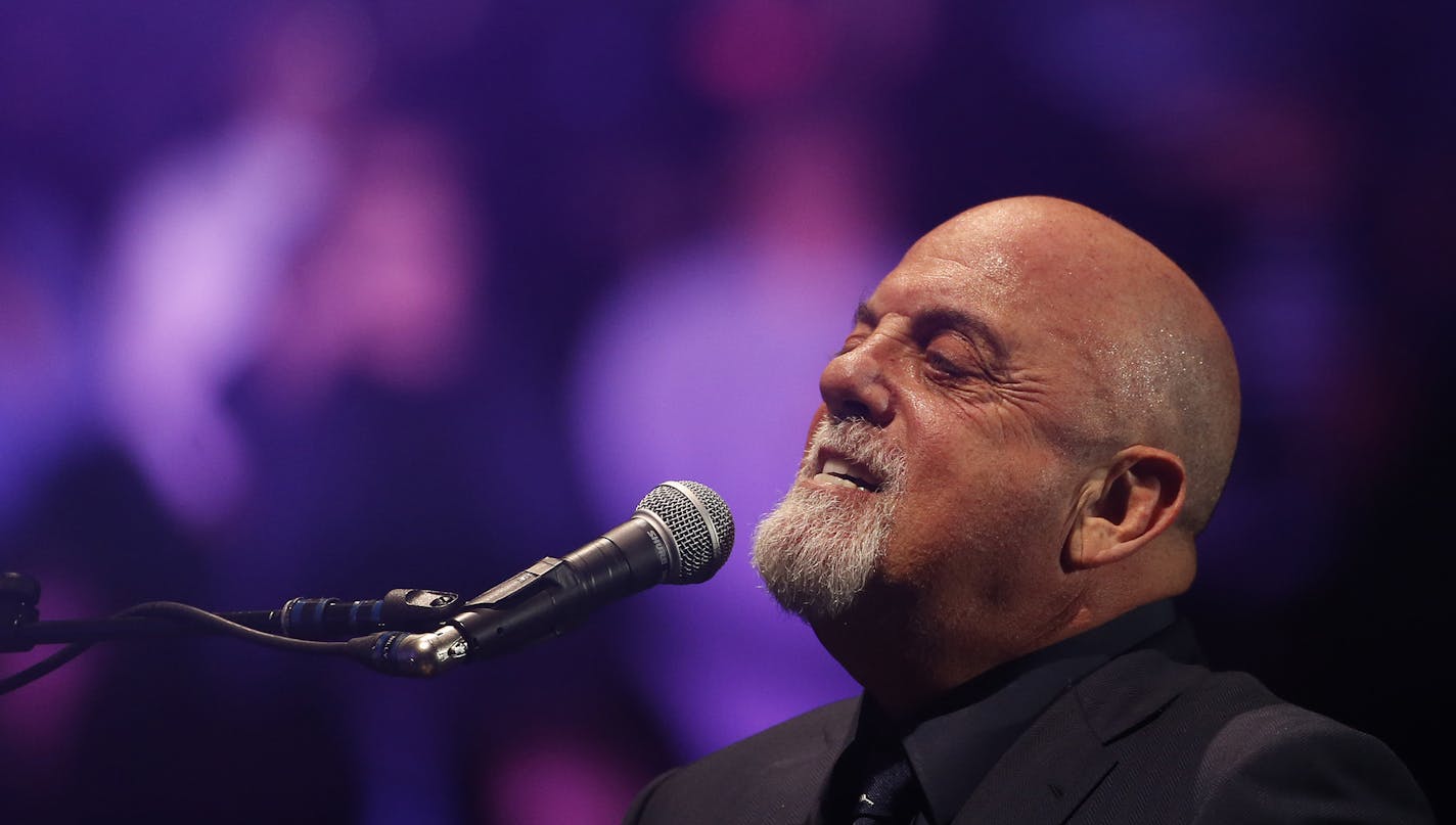 Billy Joel performed at Target Center on Saturday night.