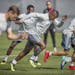 Minnesota United's Darwin Quintero took to the field for practice, Monday, September 10, 2018 at the National Sports Center in Blaine, MN. ] ELIZABETH