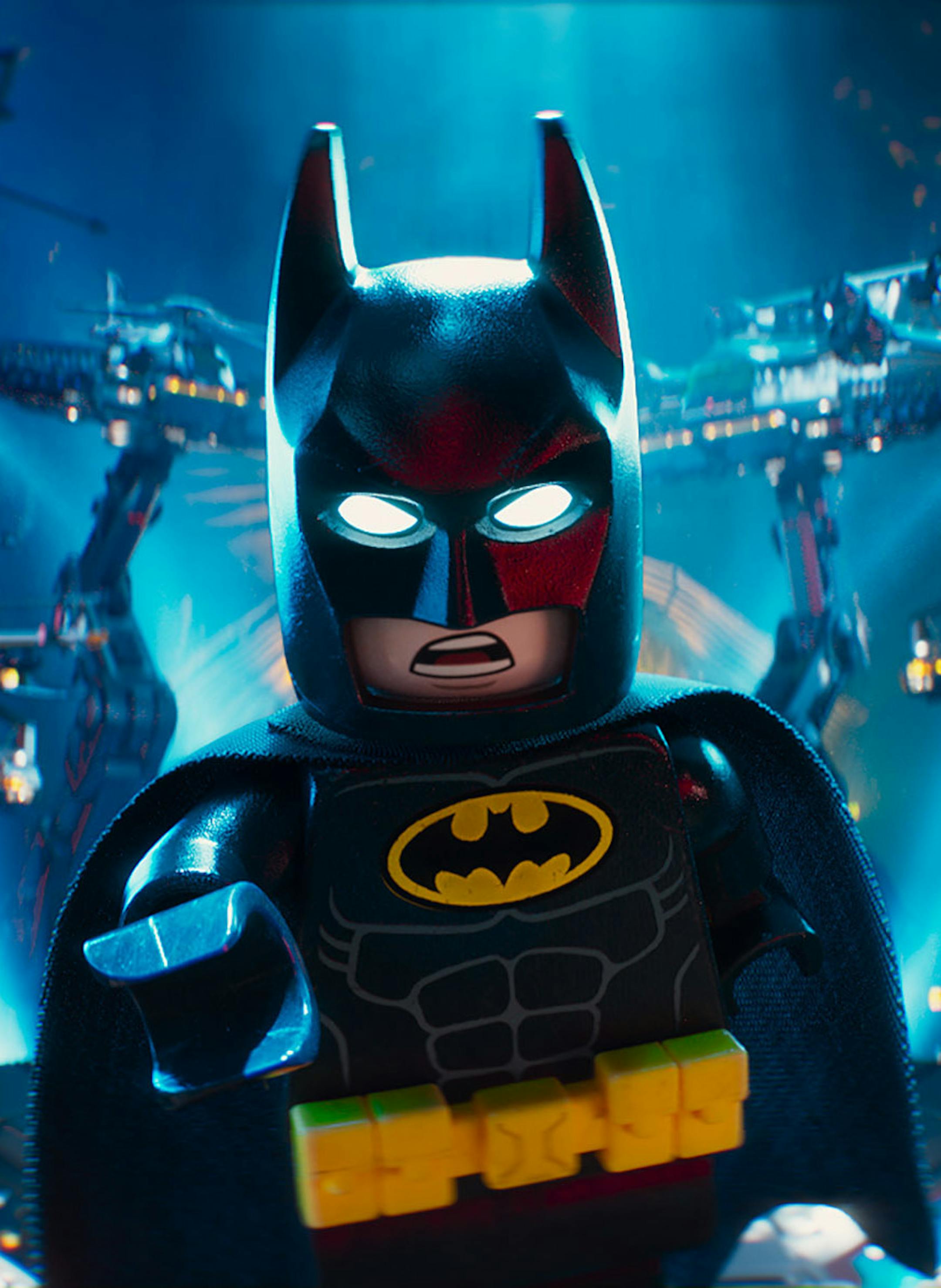 This image released by Warner Bros. Pictures shows Batman, voiced by Will Arnett, in a scene from "The LEGO Batman Movie." (Warner Bros. Pictures via AP)