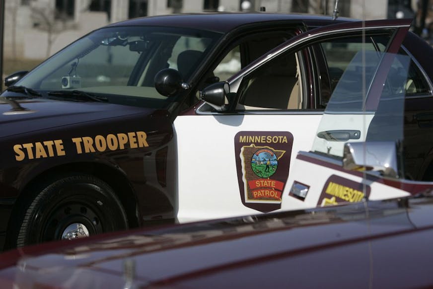 A Minnesota State Patrol squad car.