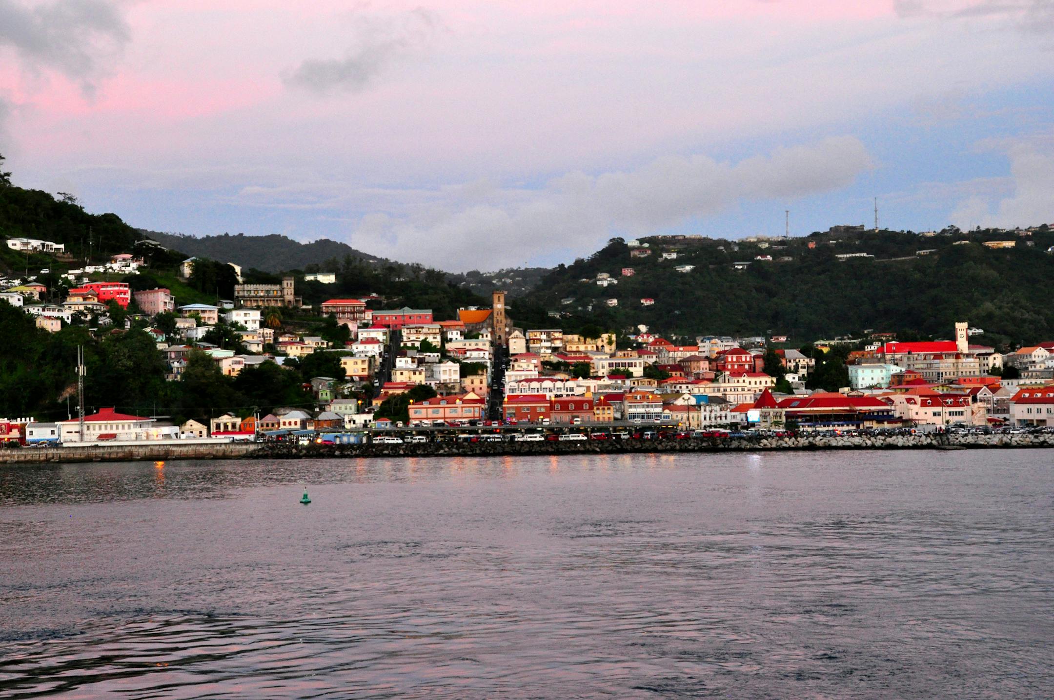 St. George's, Grenadaís capital, has become an important port of call for cruises. (Katherine Rodeghier/Chicago Tribune/TNS) ORG XMIT: 1242224