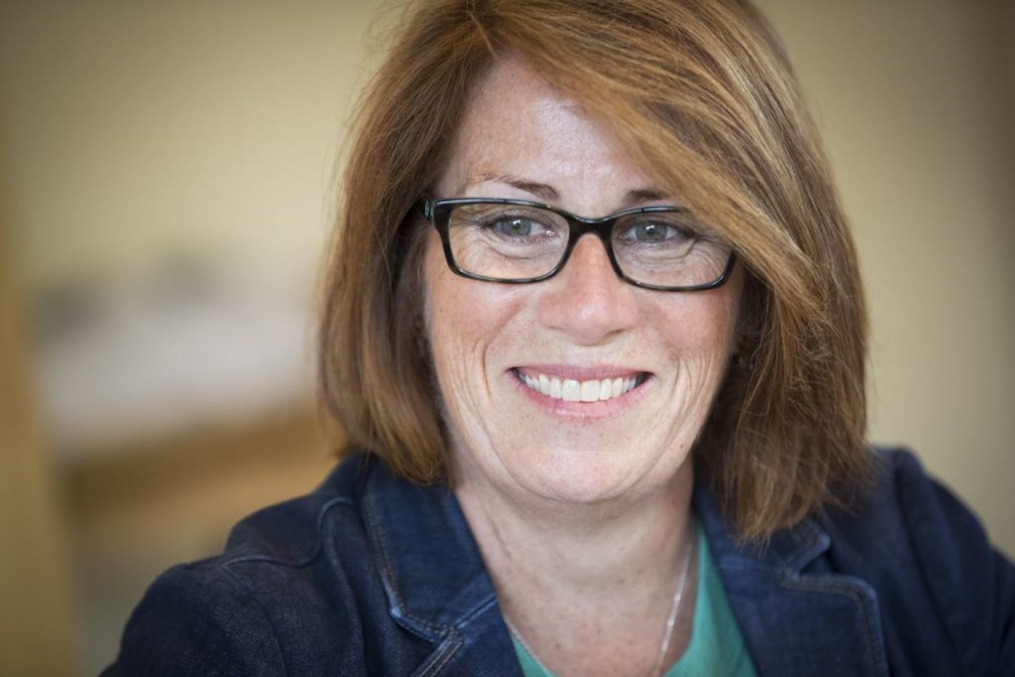 Rep. Erin Murphy, DFL candidate for governor, chatted with Nicollet Square Workforce and Career Counselor Amanda Zagelbaum and Butter owner Dan Swenson-Klett as she visited Butter in Minneapolis, Minn., on July 13, 2017.