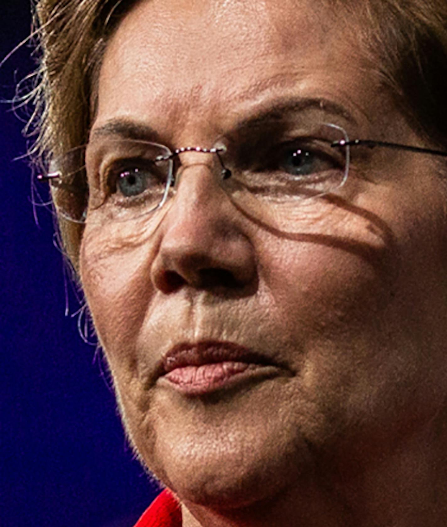 Sen. Elizabeth Warren (D-Mass.), a Democratic presidential hopeful, speaks during a forum sponsored by Everytown for Gun Safety and two of its branches, Moms Demand Action and Students Demand Action, in Des Moines, Iowa, on Saturday, Aug. 10, 2019. In the wake of the mass shootings in El Paso and Dayton, Ohio, Democratic presidential candidates on Saturday emphasized the urgent need to confront gun violence in America. (Christopher Lee/The New York Times)