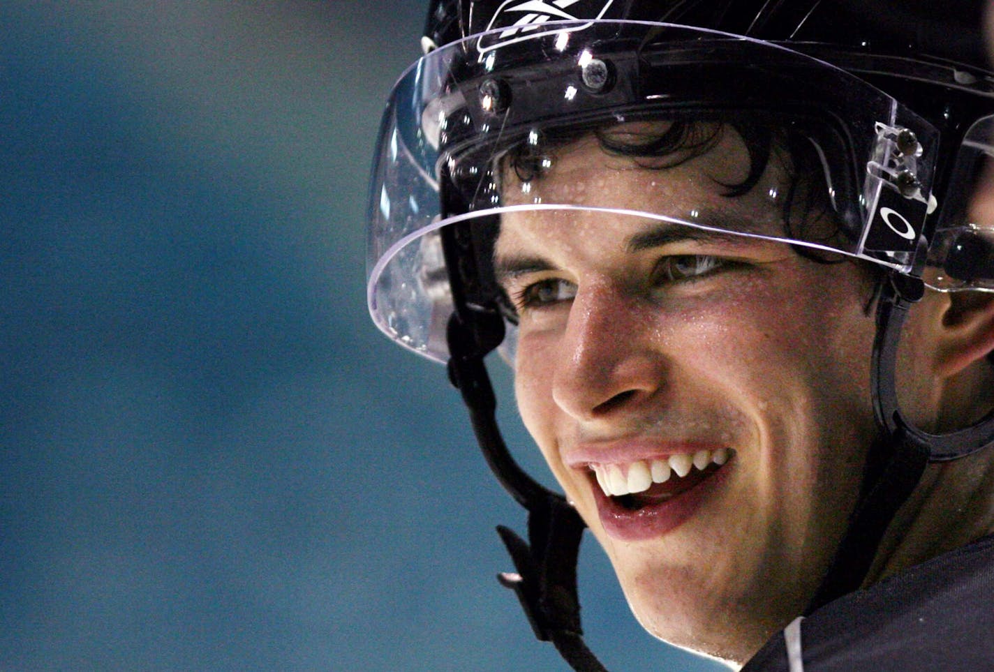 Sidney Crosby, seen here early in his NHL career.