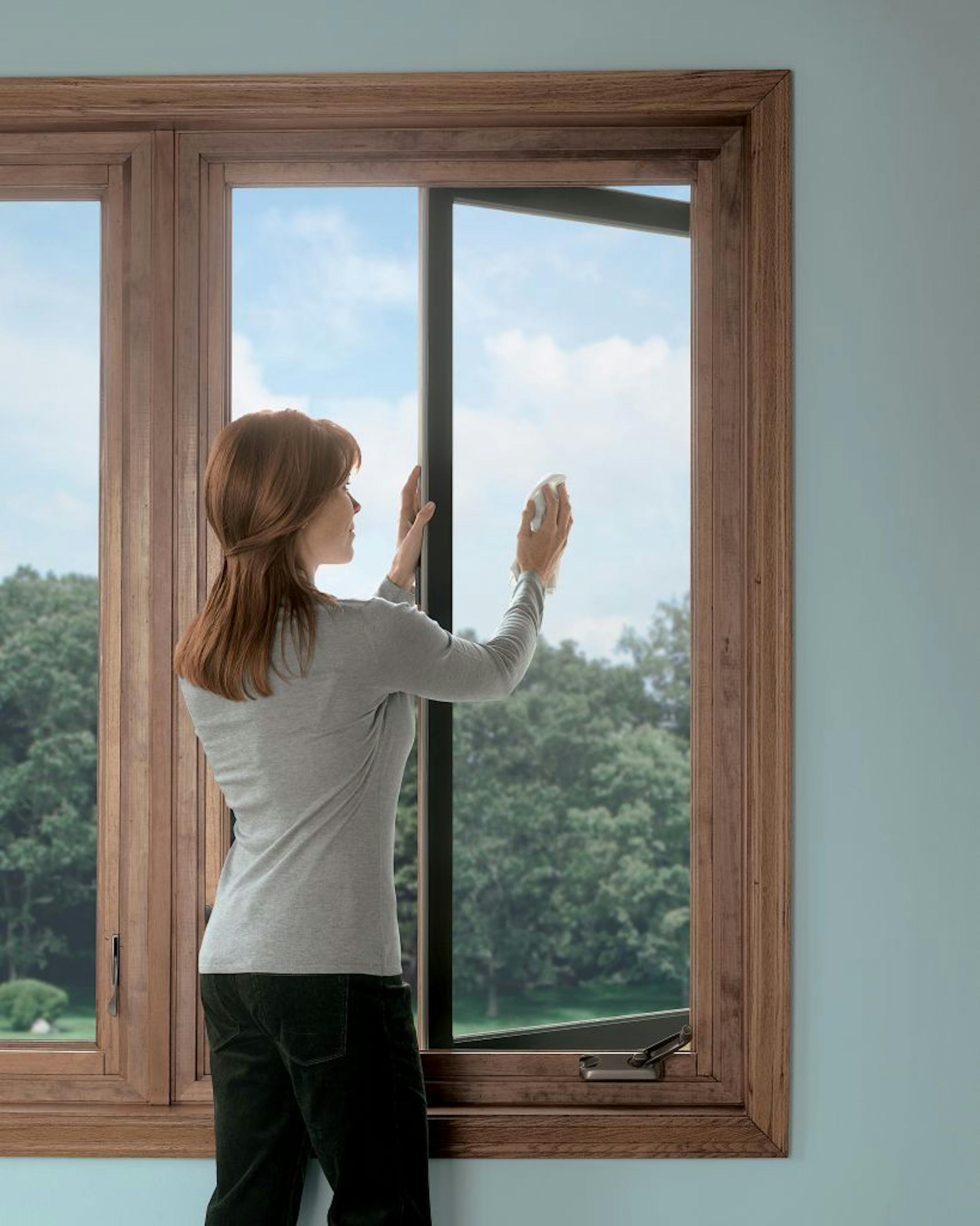 Washing windows will give you a brighter outlook when winter arrives.