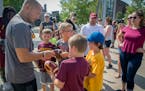 P. J. Fleck signed autographs before a practice at TCF Bank Stadium earlier this month. The Gophers still are trying to attract a major piece of the T