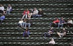 Minnesota Twins fans during a game against the Texas Rangers on Thursday, May 6, 2021 at Target Field in Minneapolis, Minnesota. (Brian Peterson/Minne