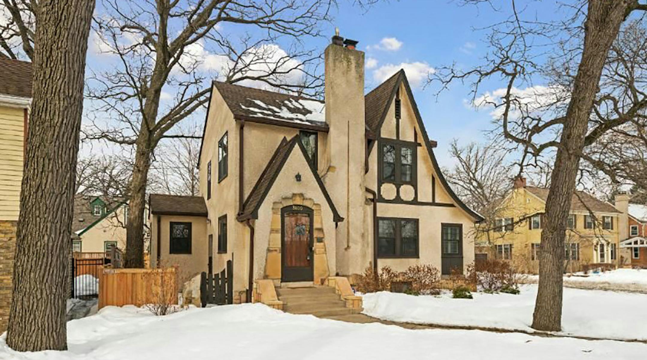 Minneapolis
Built in 1931, three-bath, two-bath house located in the Cooper neighborhood has 1,992 square feet and features three bedrooms on one level, two fireplaces, hardwood floors, skylight, formal dining room, full finished basement, paved patio and two-car detached garage. Listed by Sue Johnson, Good Company Realty Group, Coldwell Banker Burnet, 951-329-1264.