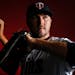 Twins pitcher Phil Hughes was photographed during team picture day Thursday morning.