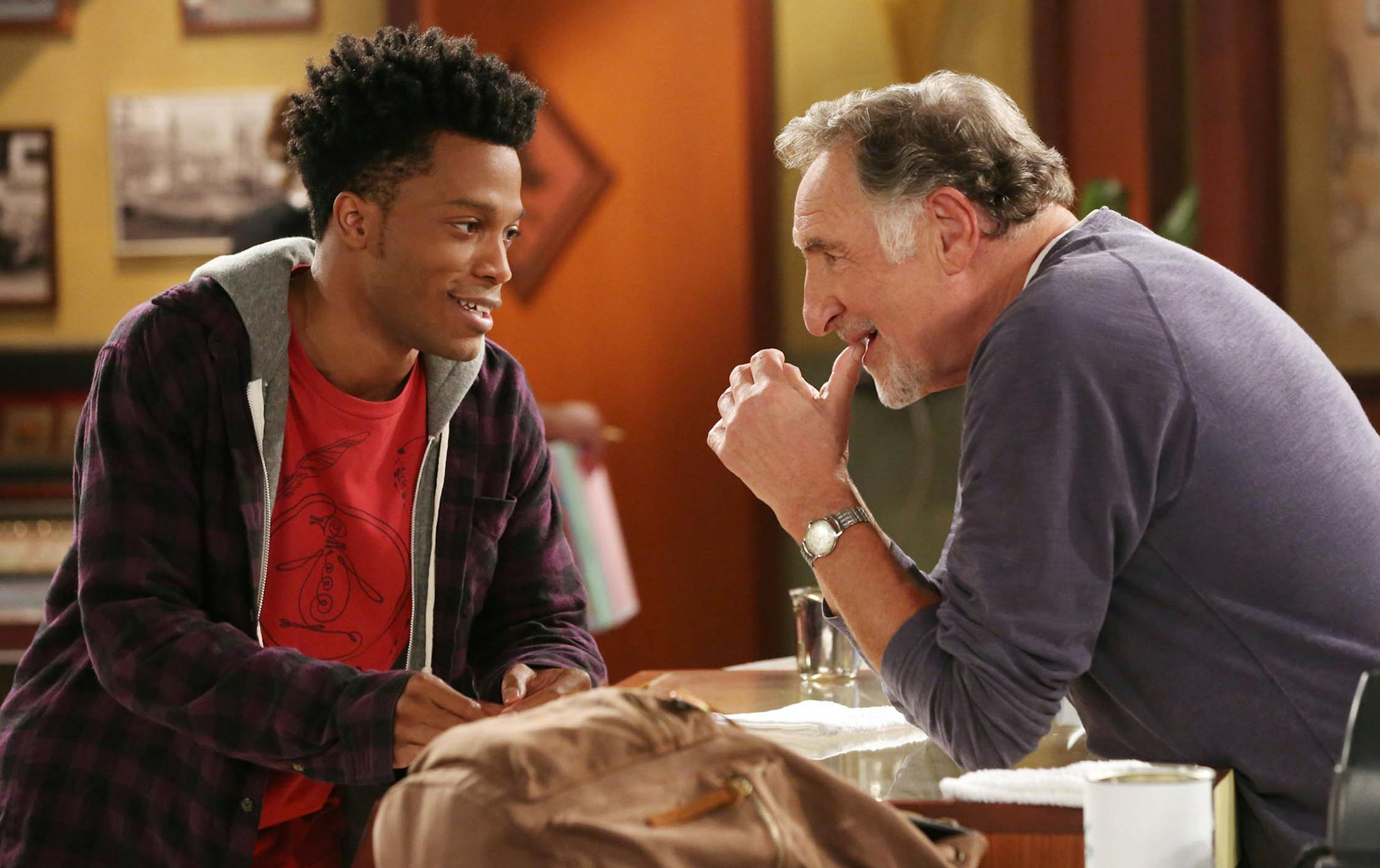 Starring Judd Hirsch (right) and Jermaine Fowler (left), SUPERIOR DONUTS follows the relationship between the gruff owner (Hirsch) of a small donut shop, his enterprising new young employee (Fowler) and their loyal patrons, in a quickly gentrifying Chicago neighborhood. Based on the play by Tracy Letts, the comedy also stars David Koechner, Maz Jobrani, Anna Baryshnikov, Darien Sills-Evans, Rell Battle and Katey Sagal. SUPERIOR DONUTS will air during the 2016-2017 season on the CBS Television Ne