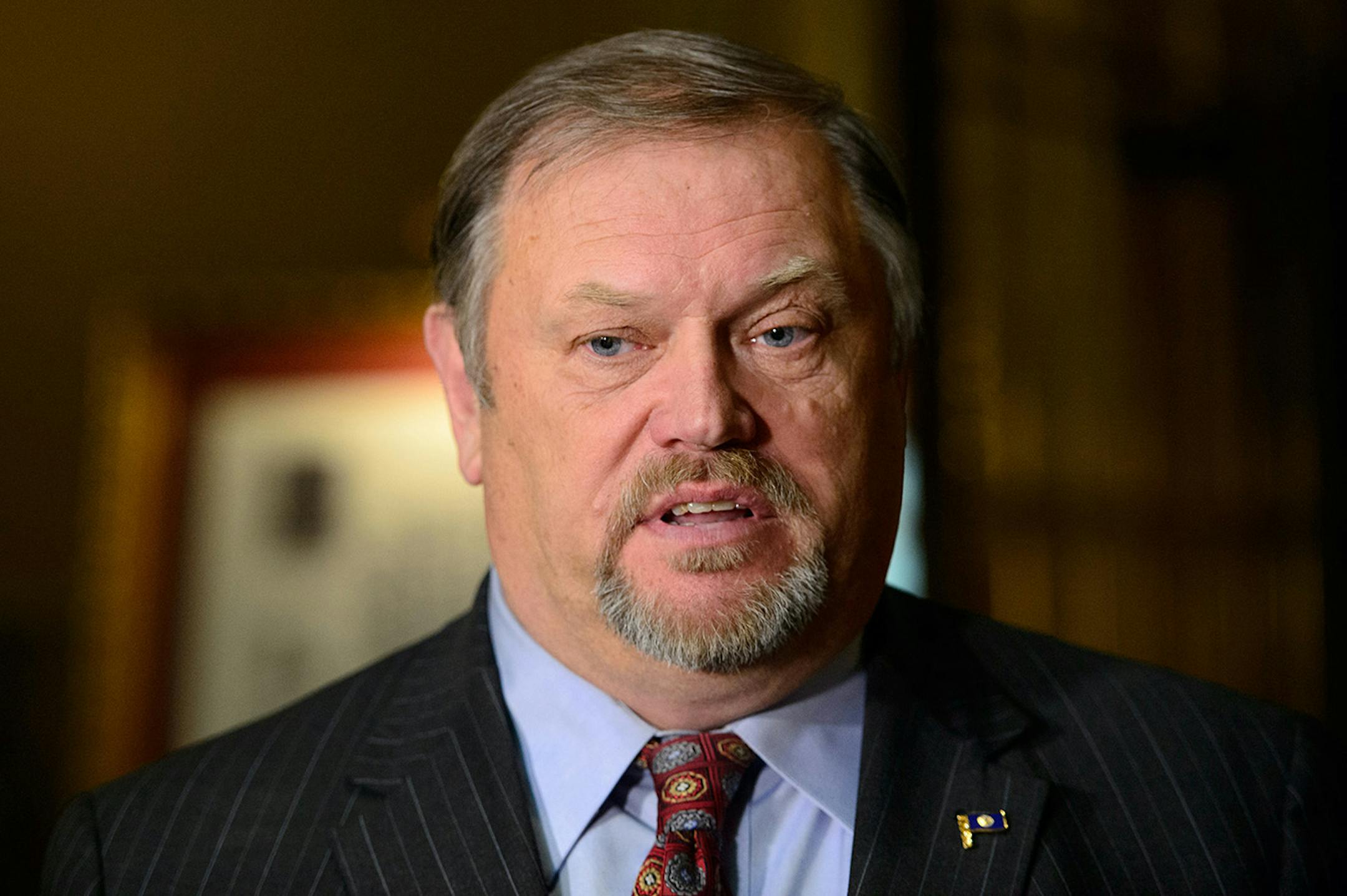 Senate Majority Leader Tom Bakk talked about his meeting with the MLS group led by Dr. Bill McGuire.