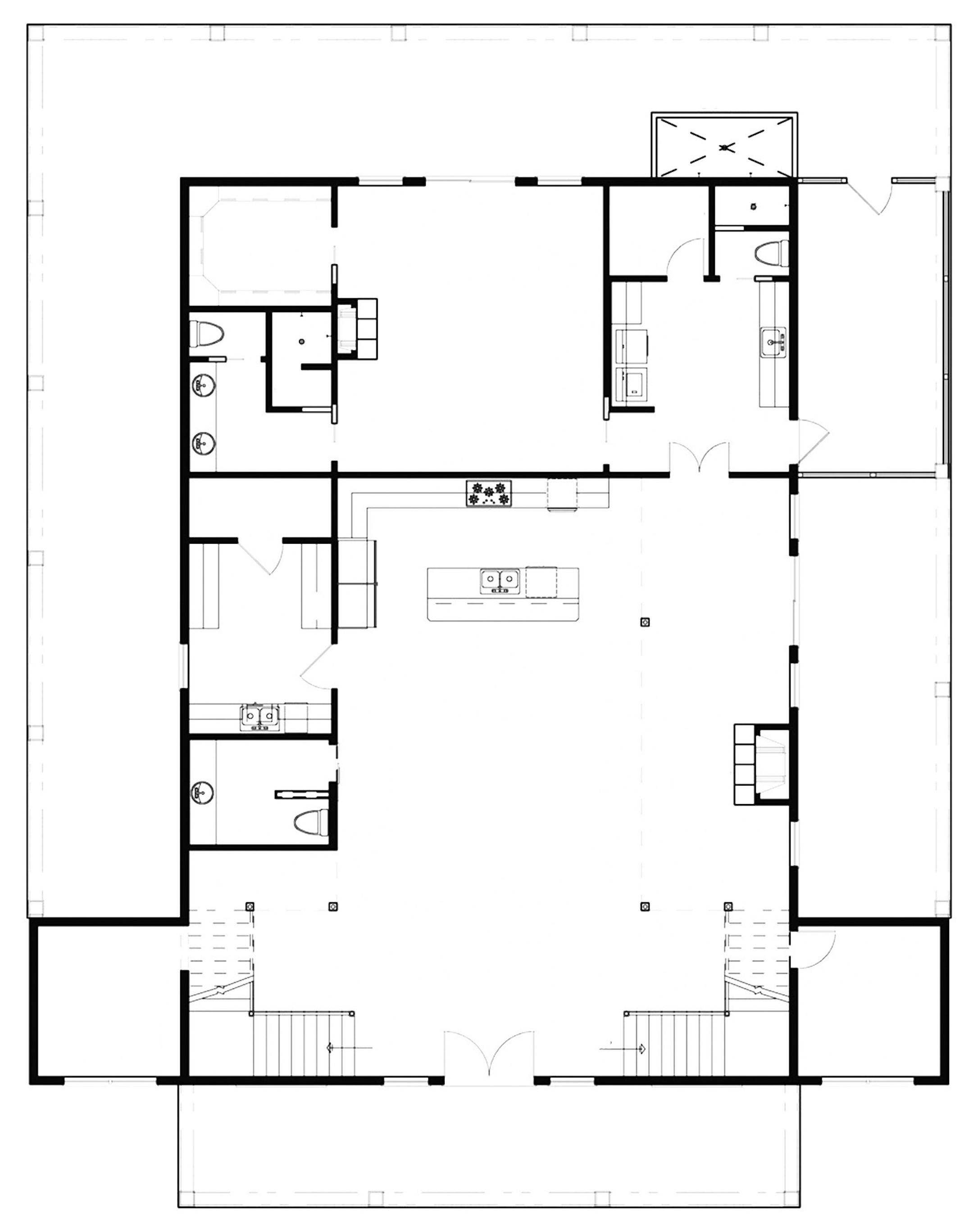 Home plan: Barn-inspired country charm