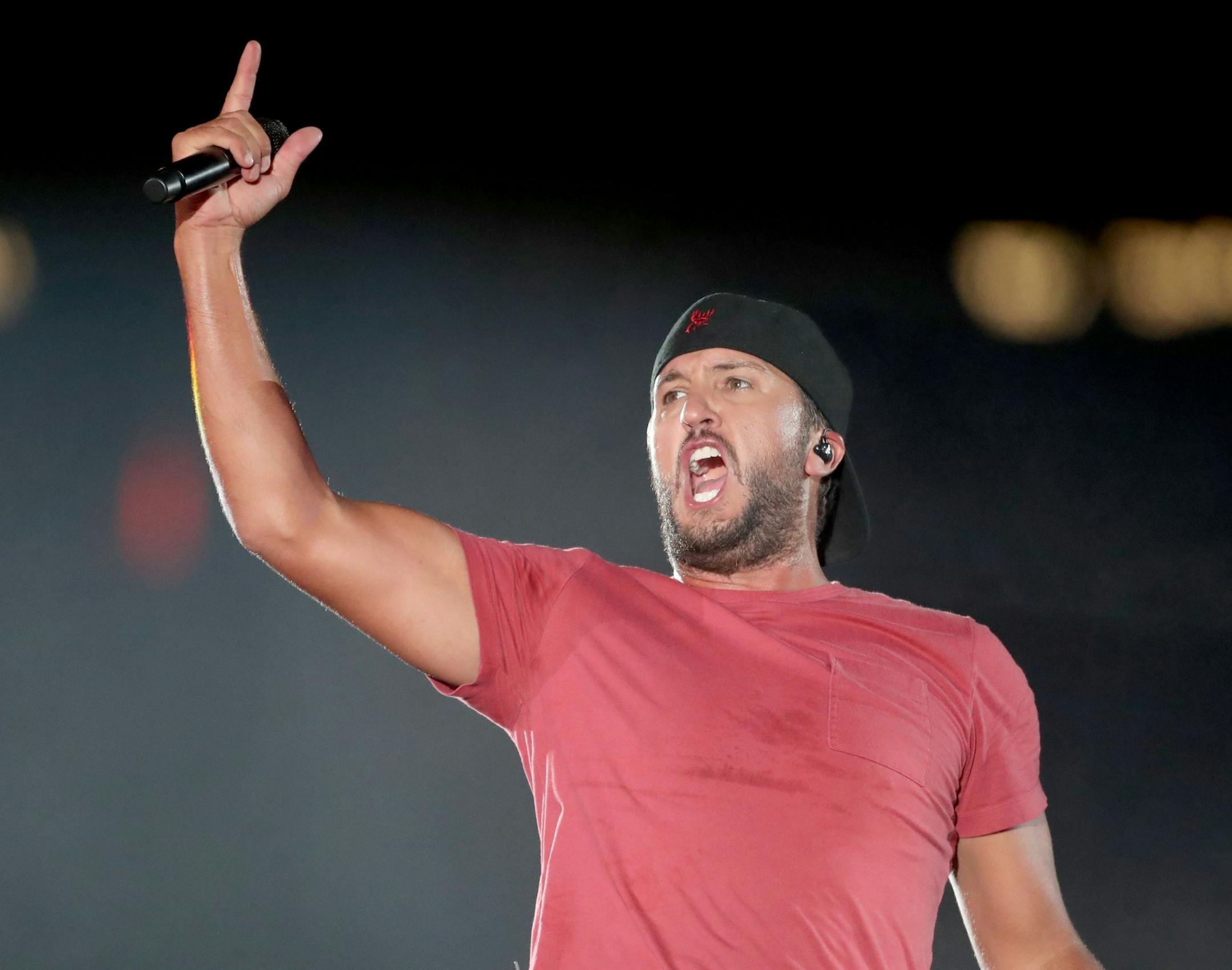 Headliner Luke Bryan performed Saturday, July 21, 2018, at Target Field in Minneapolis, MN.