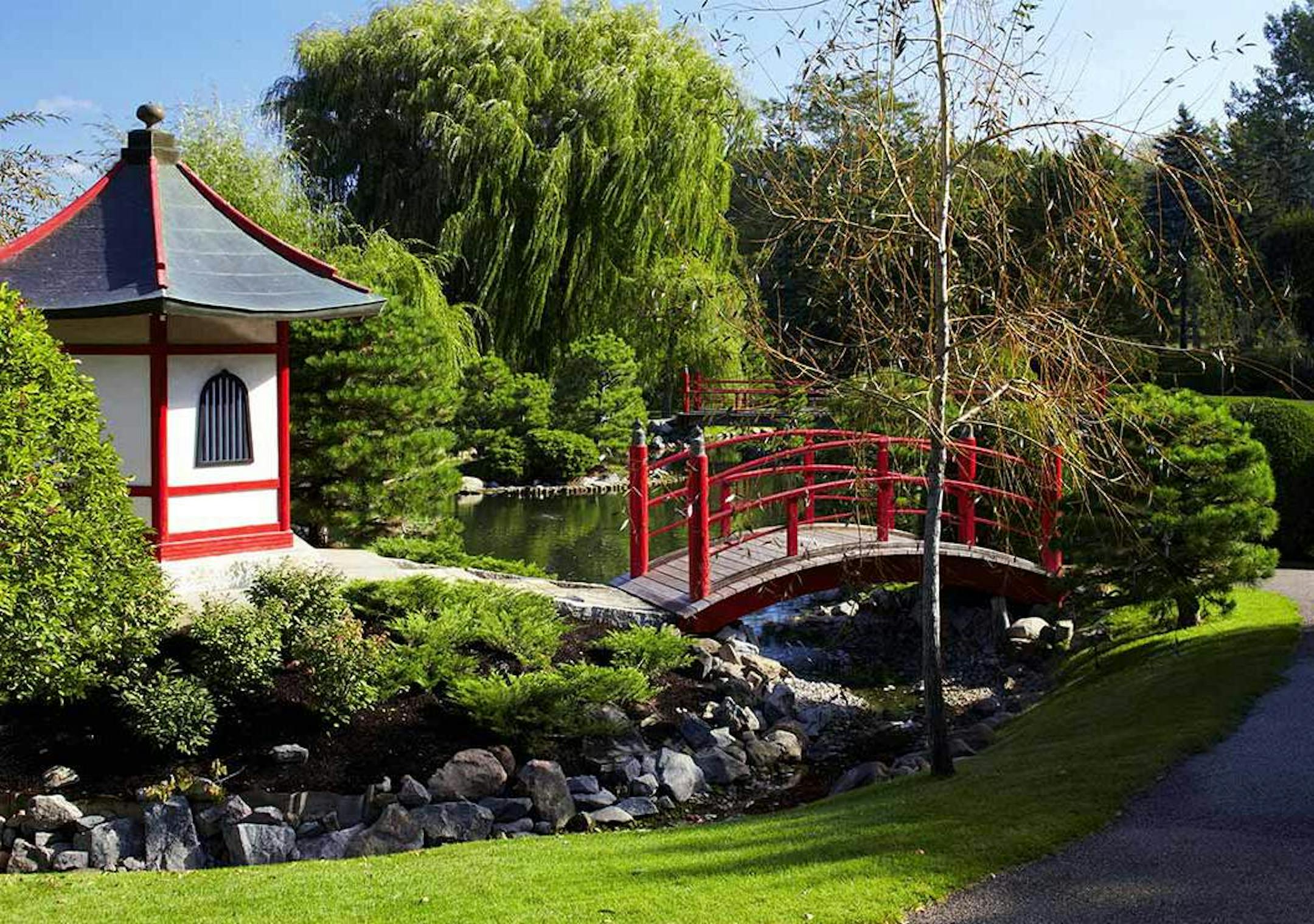 Handout photo: The Japanese garden at Normandale Community College.