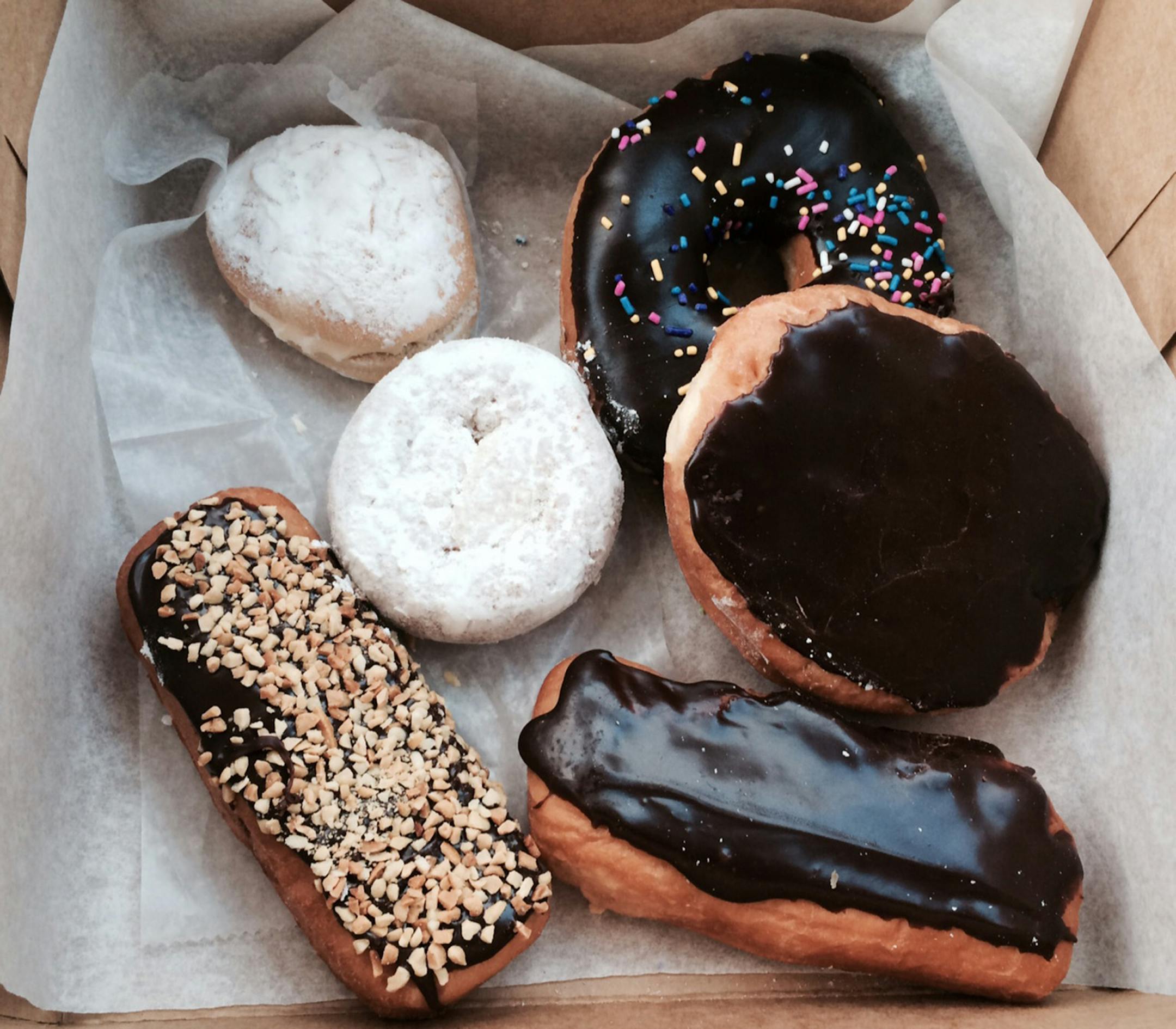 Rick Nelson, Star Tribune Doughnuts from Hans' Bakery.