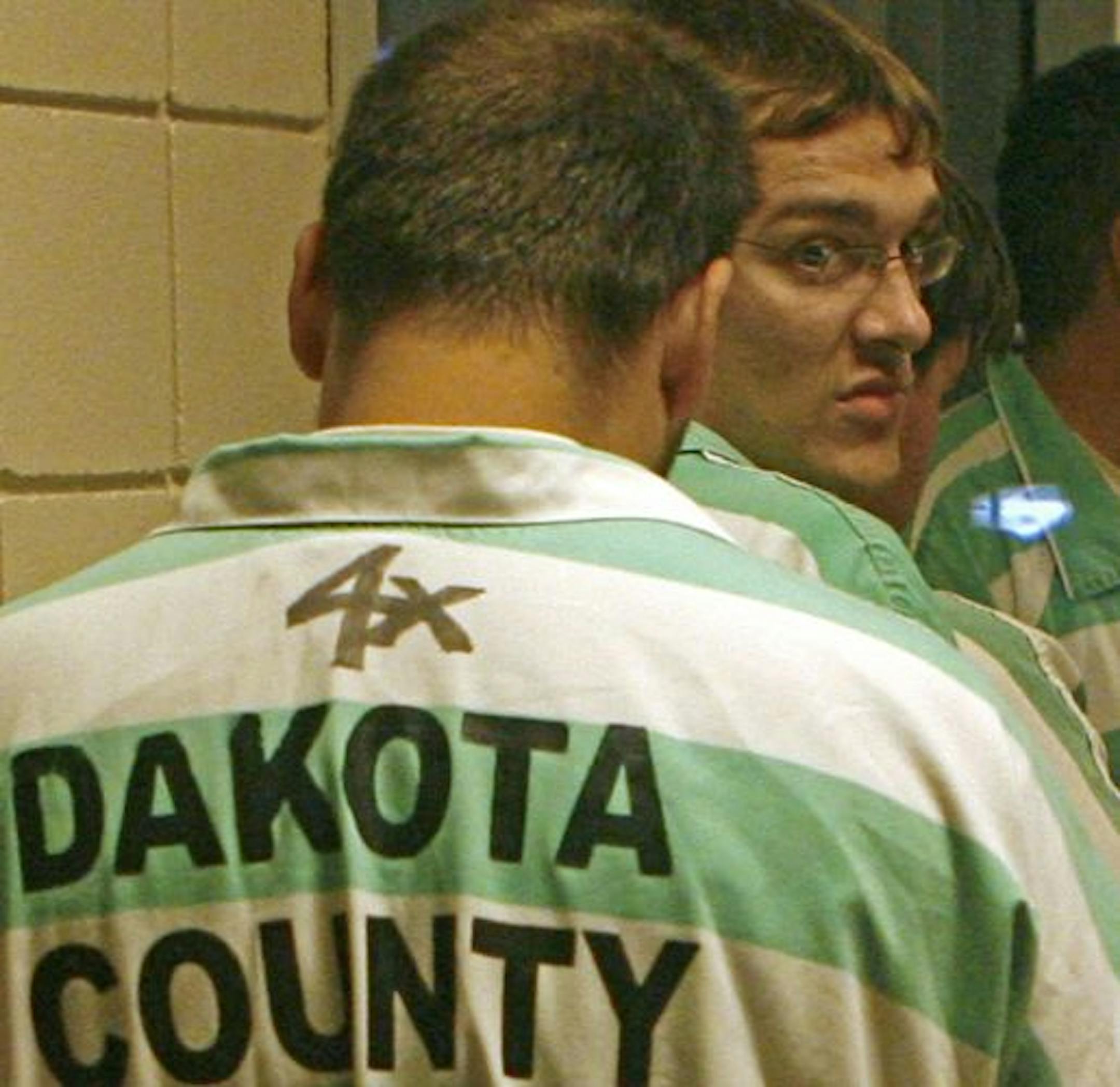 Dakota County District Judge Tim Wermager granted a request to double prison time for Jona­thon Diepold, right.