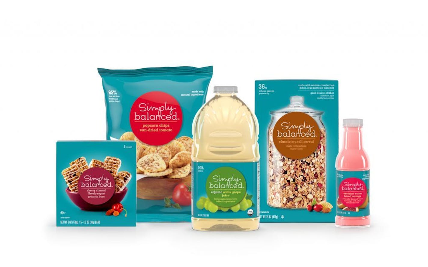 This undated photo provided by Target Corp., shows a new organic and natural store brand called Simply Balanced.