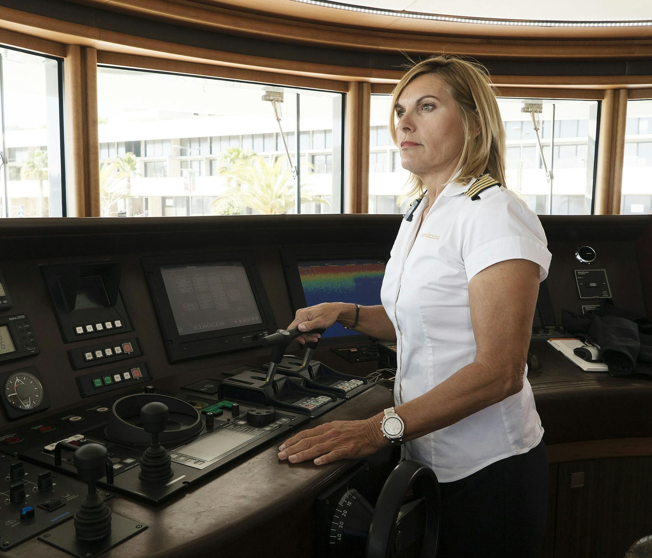 BELOW DECK MEDITERRANEAN -- Pictured: Sandy Yawn -- (Photo by: Virginia Sherwood/Bravo) ORG XMIT: Season:1