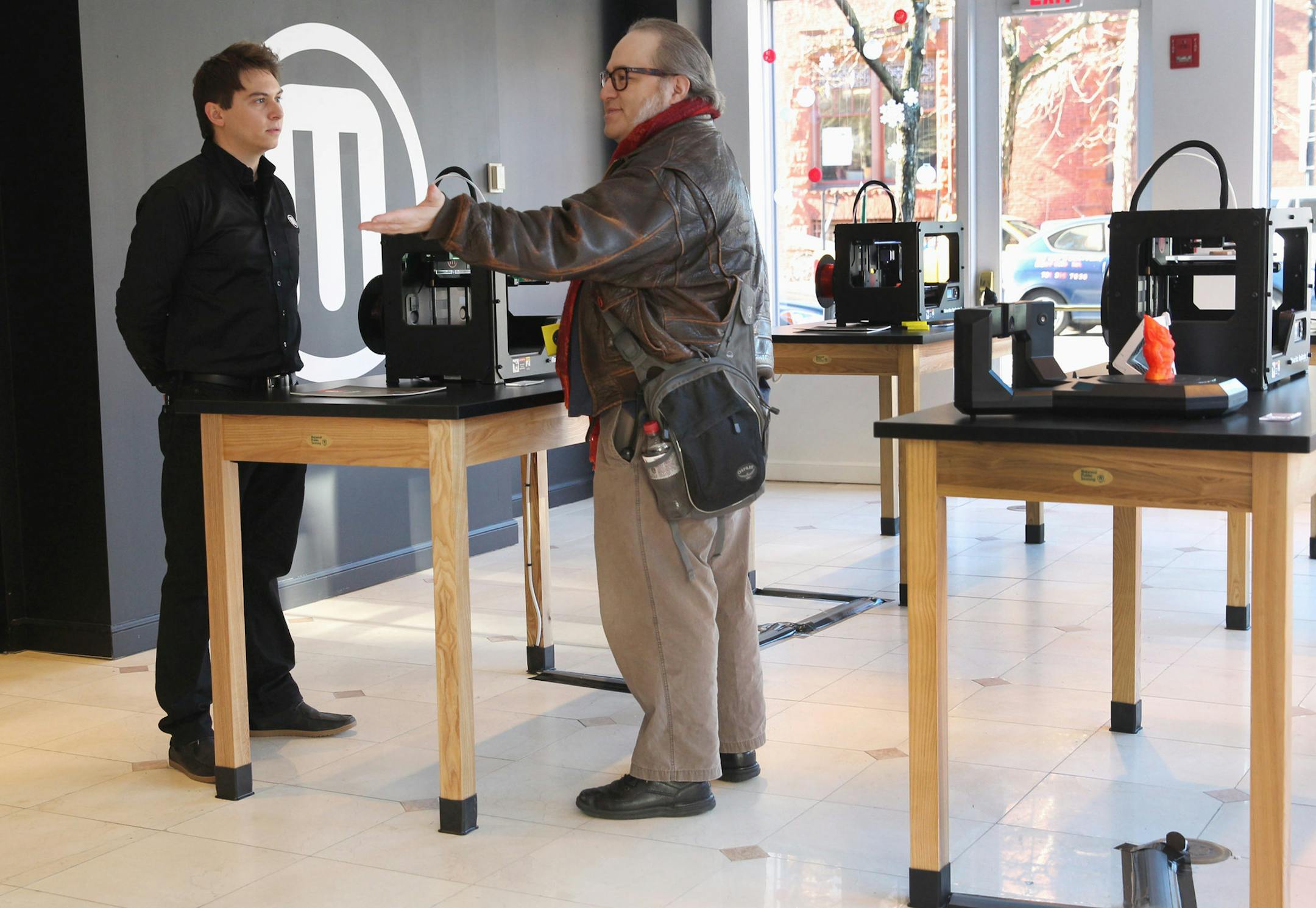 Boston, MA 112113 New MakerBot 3D printer store opens in Boston, Thursday, November 21 2013. Mandatory credit: (Globe Staff/Wendy Maeda) section: ORG XMIT: 6.2.2612289676
