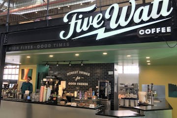 Five Watt Coffee at Keg and Case Market in St. Paul