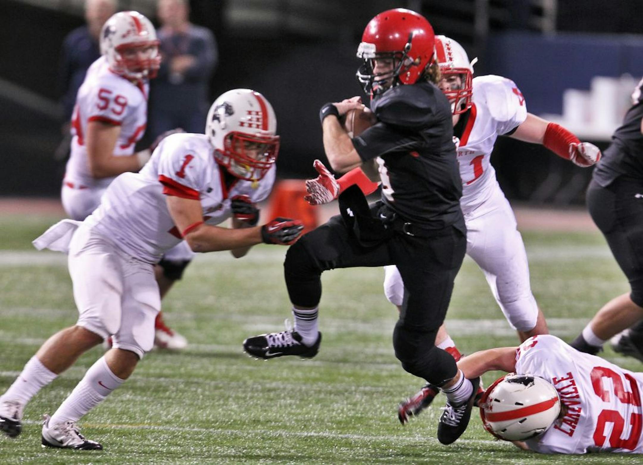 Eden Prairie quarterback Grant Shaeffer