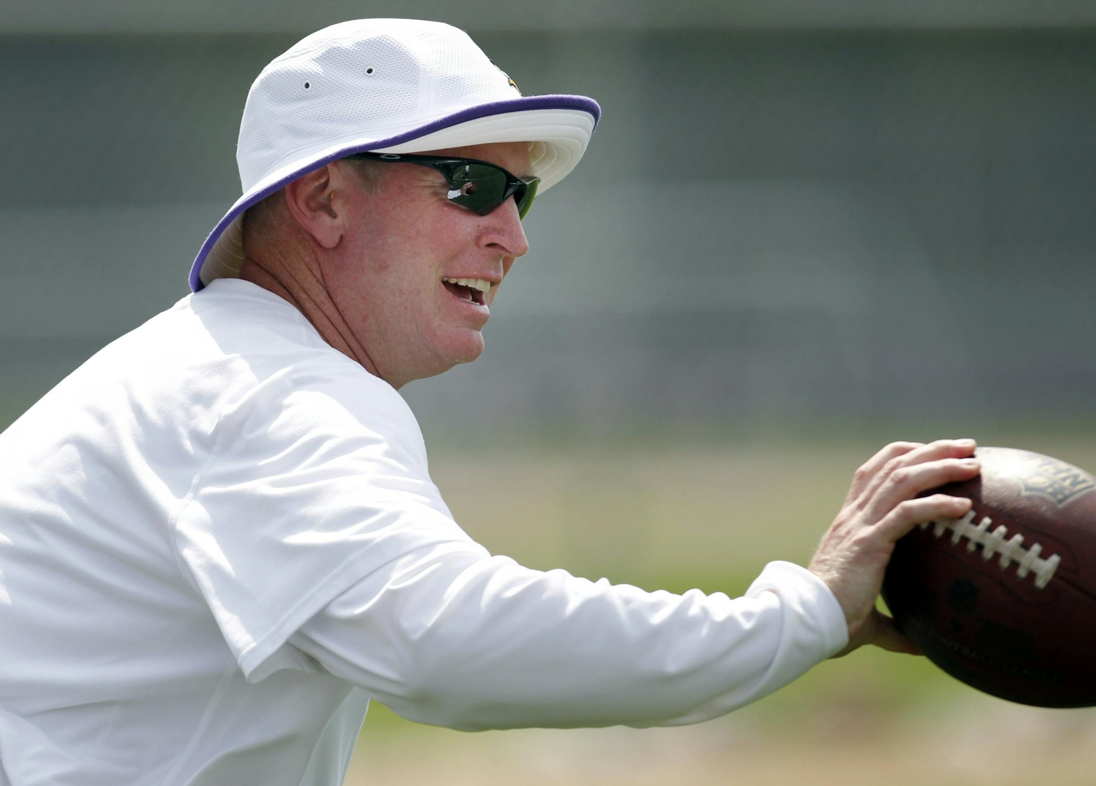 Minnesota Vikings offensive coordinator Bill Musgrave
