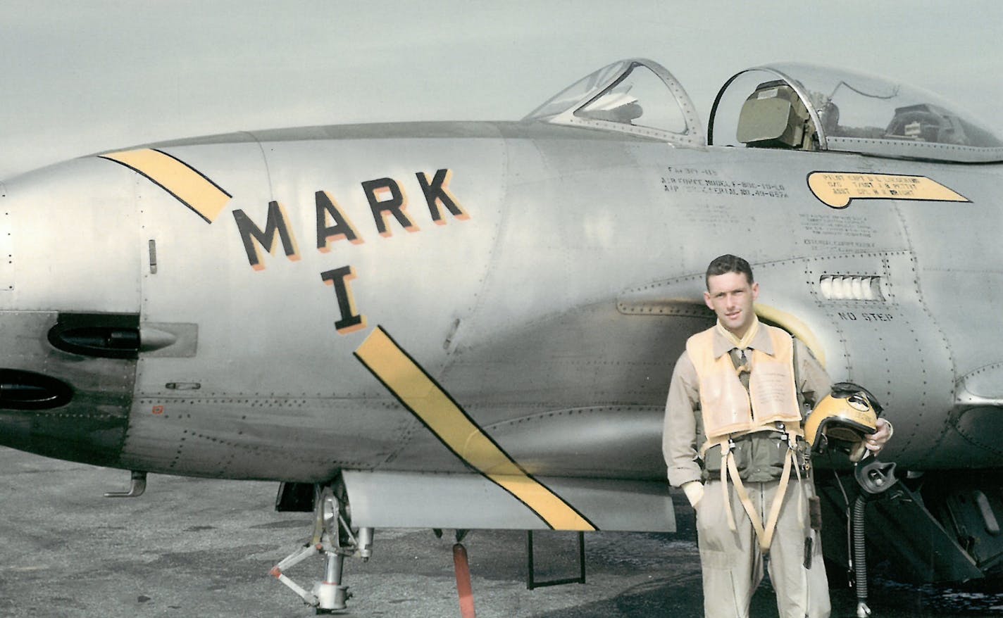 During the Korean War, Dan Loegering was among the first Air Force pilots assigned to a F-80 Shooting Star jet fighter. &#xec;There were no two-seat trainers,&#xee; he said. &#xec;The first time you flew it, you went all by yourself.&#xee;