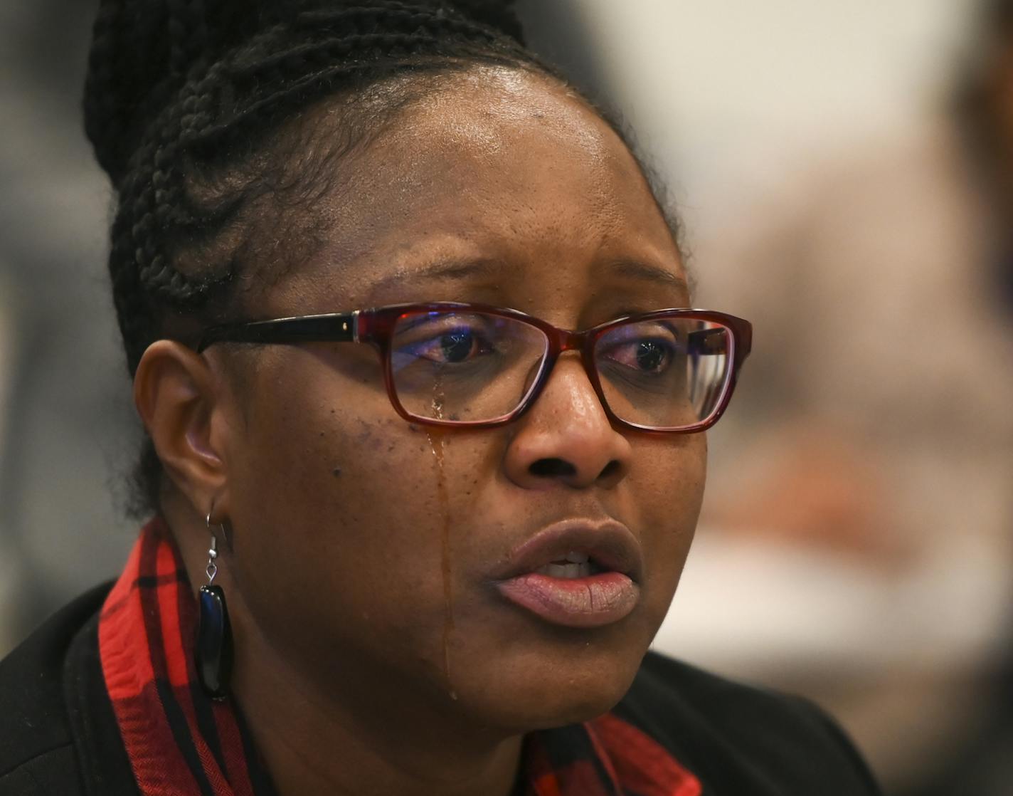 Linda Clark, a Deferred Enforced Departure (DED) recipient, was emotional as she spoke about the termination of the DED program for Liberian Americans and her possible deportation during a roundtable discussion last month.