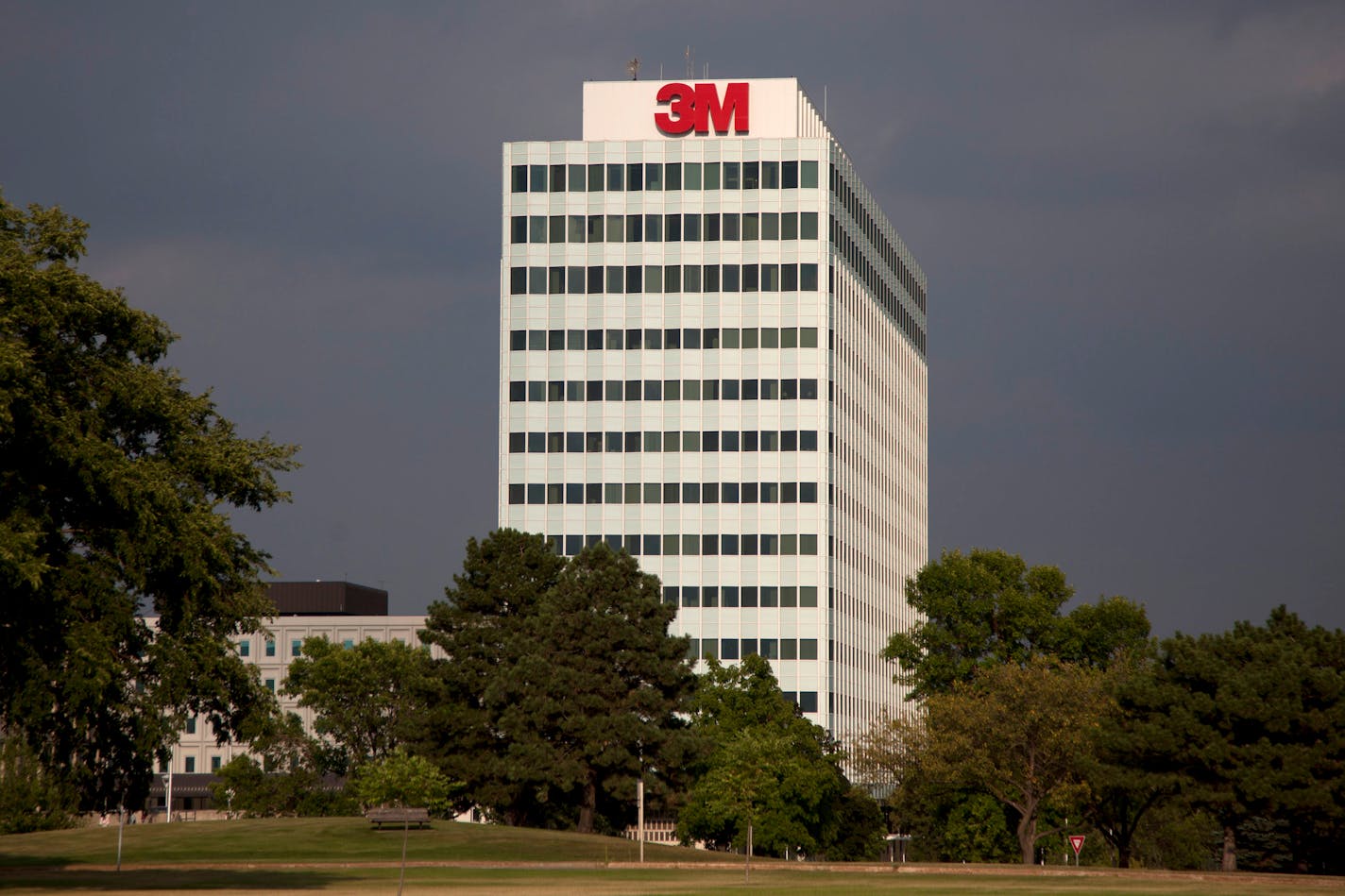 3M Co.'s corporate headquarters stand in St. Paul, Minnesota, U.S., on Tuesday, Aug. 20, 2013. Minnesota's real GDP grew 3.5 percent in 2012 and was ranked fifth in growth after North Dakota, Texas, Oregon and Washington. Photographer: Ariana Lindquist/Bloomberg