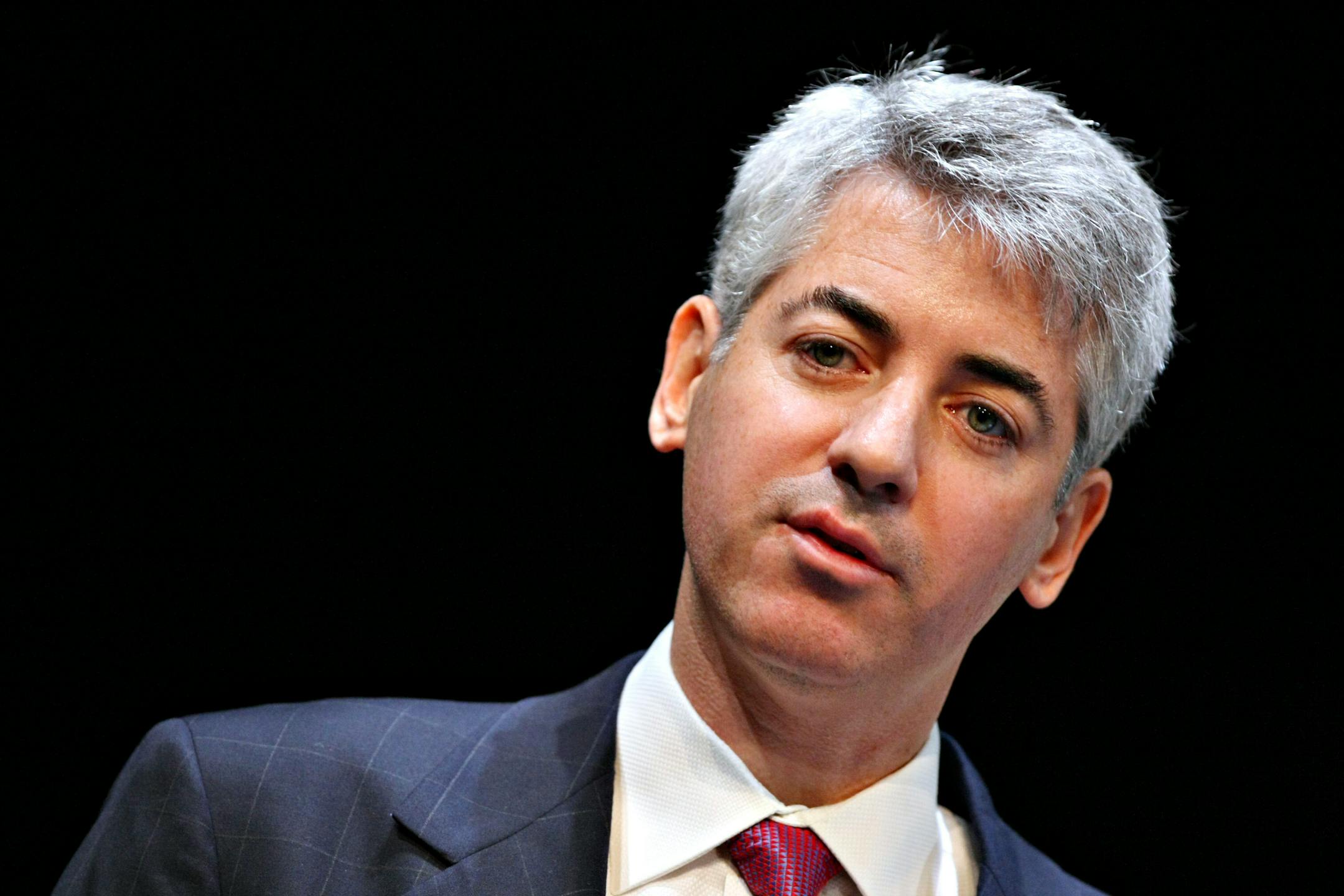 Bill Ackman, president of Pershing Square Capital Management, speaks during the Value Investing Congress in New York, U.S., on Wednesday, Nov. 28, 2007. Ackman, whose hedge fund has short positions on bond insurers, said he will make ``hundreds of millions of dollars'' on his bets and plans to donate the proceeds to charity. Photographer: Daniel Barry/Bloomberg News