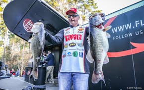 Angler Terry Bolton at a recent tournament hosted by Fishing League Worldwide. The tournament company, also known as FLW, was sold to Major League Fis